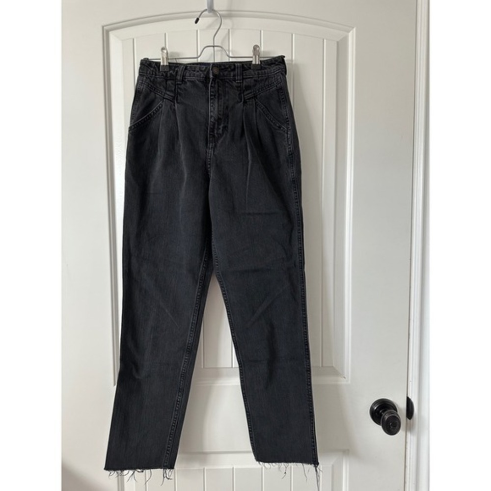 Hollister Black Wash High Waist Mom‎ Jeans Size 26
